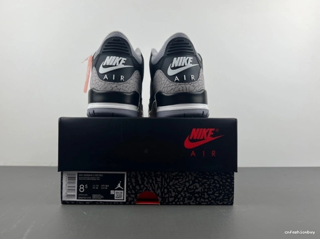 3 Black Jordan Air DN3707-010 Cement 0729